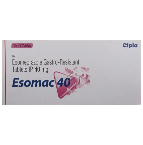 esomac 40mg tablet 15's